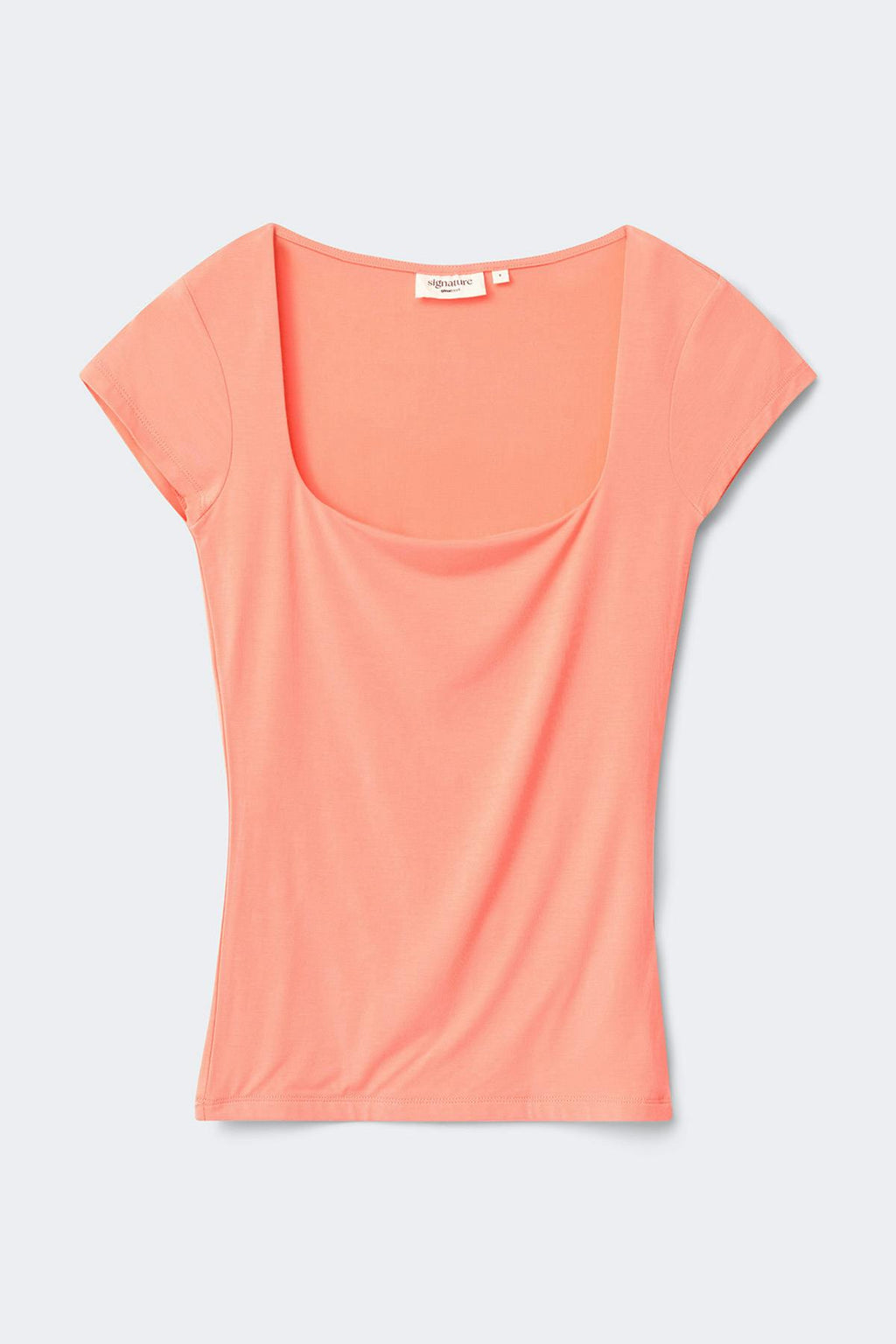 Slim fit short sleeve top