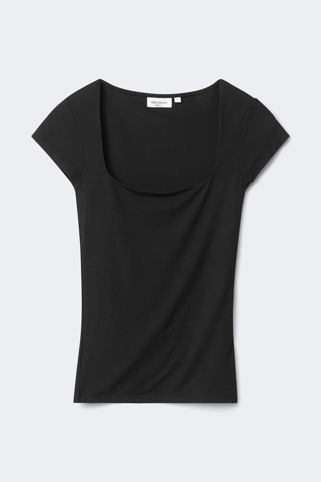Slim fit short sleeve top