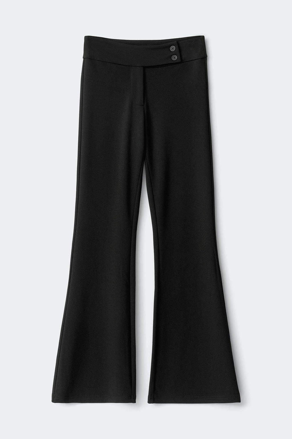 Mid waist flare trousers