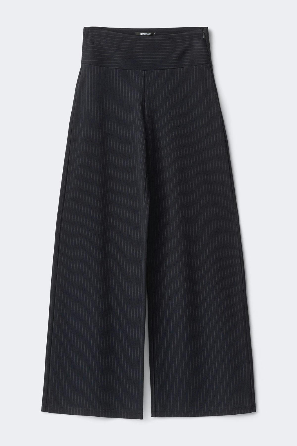 Mid waist wide trousers