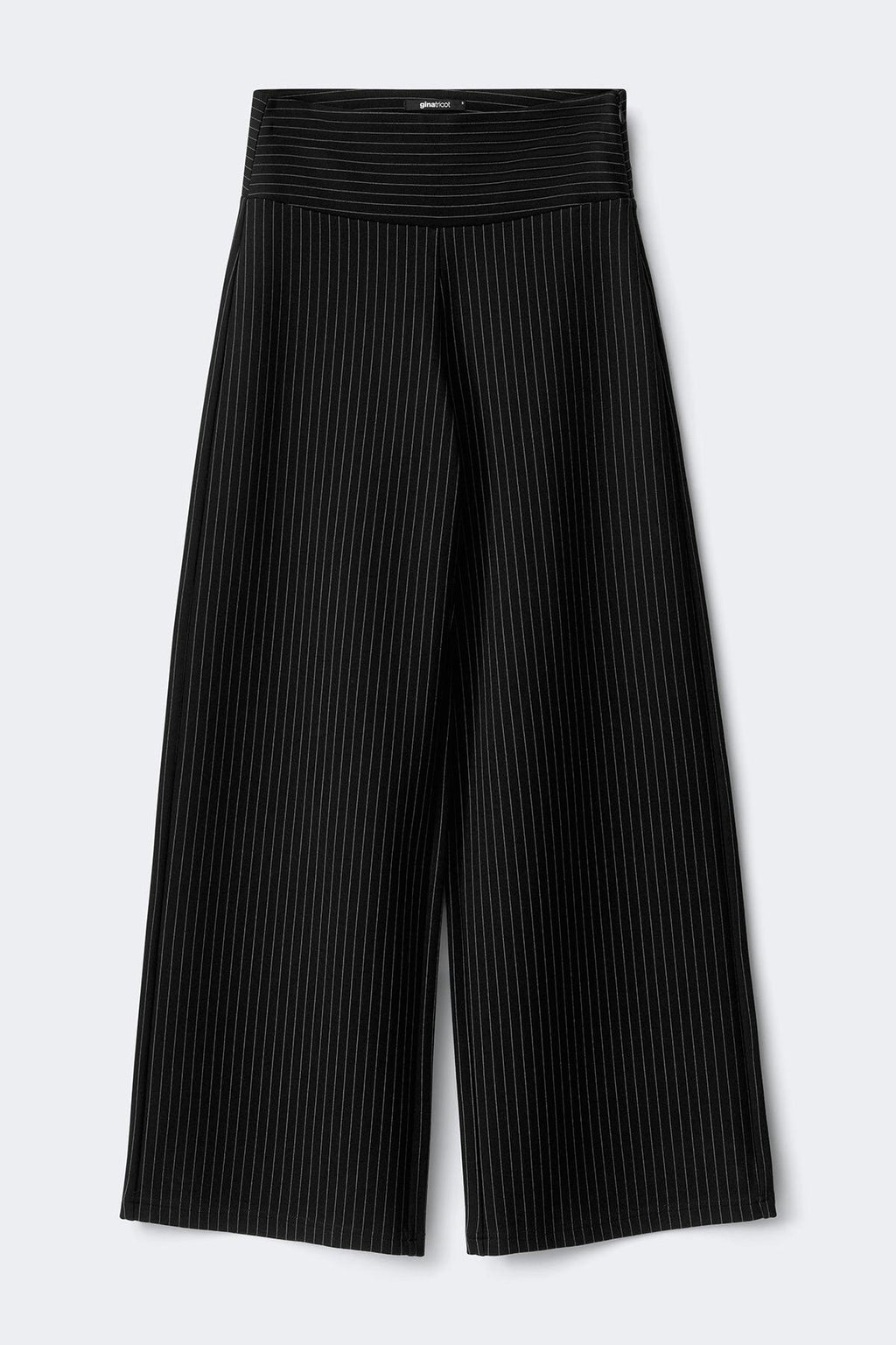 Mid waist wide trousers
