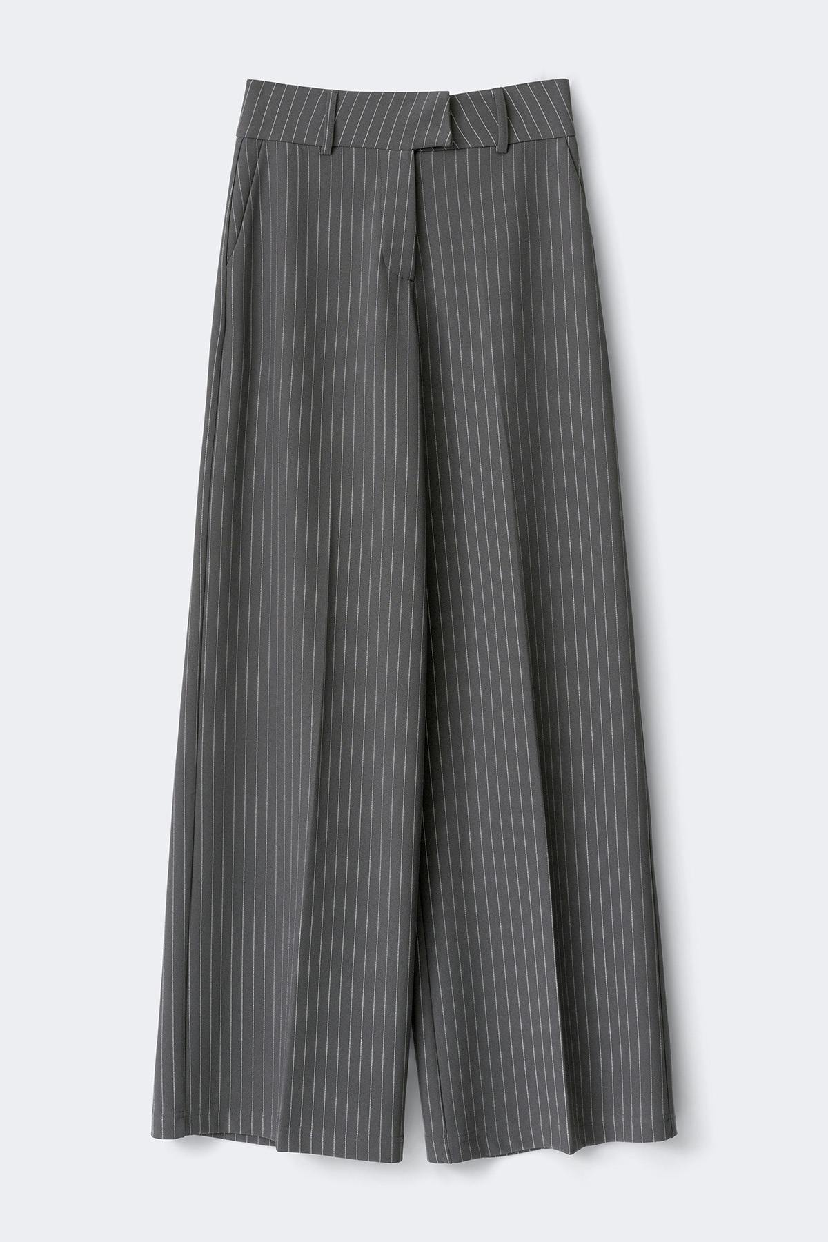 High waist suit trousers
