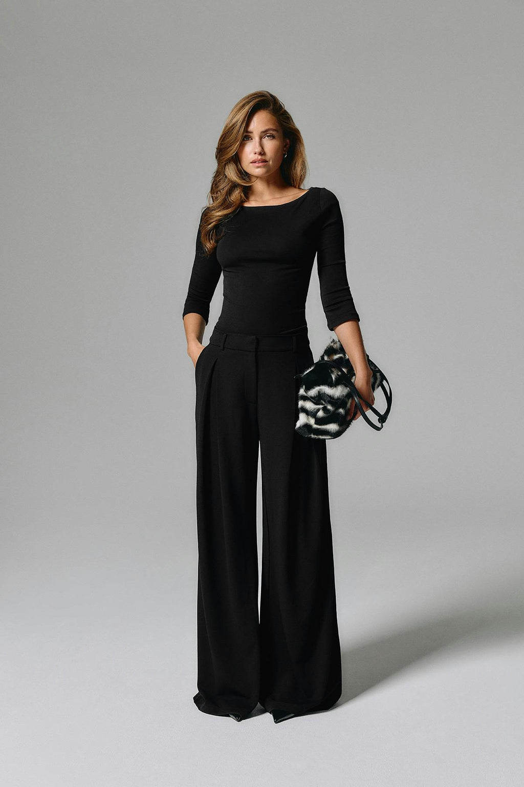 Tailored pleated trousers