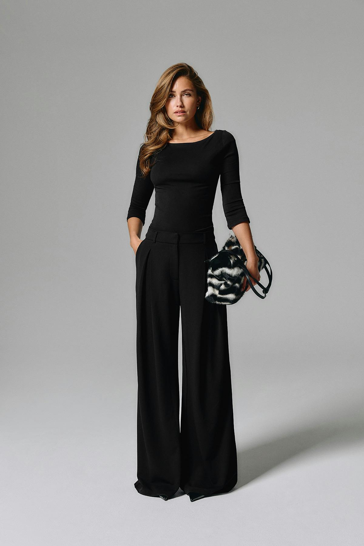 Tailored pleated trousers