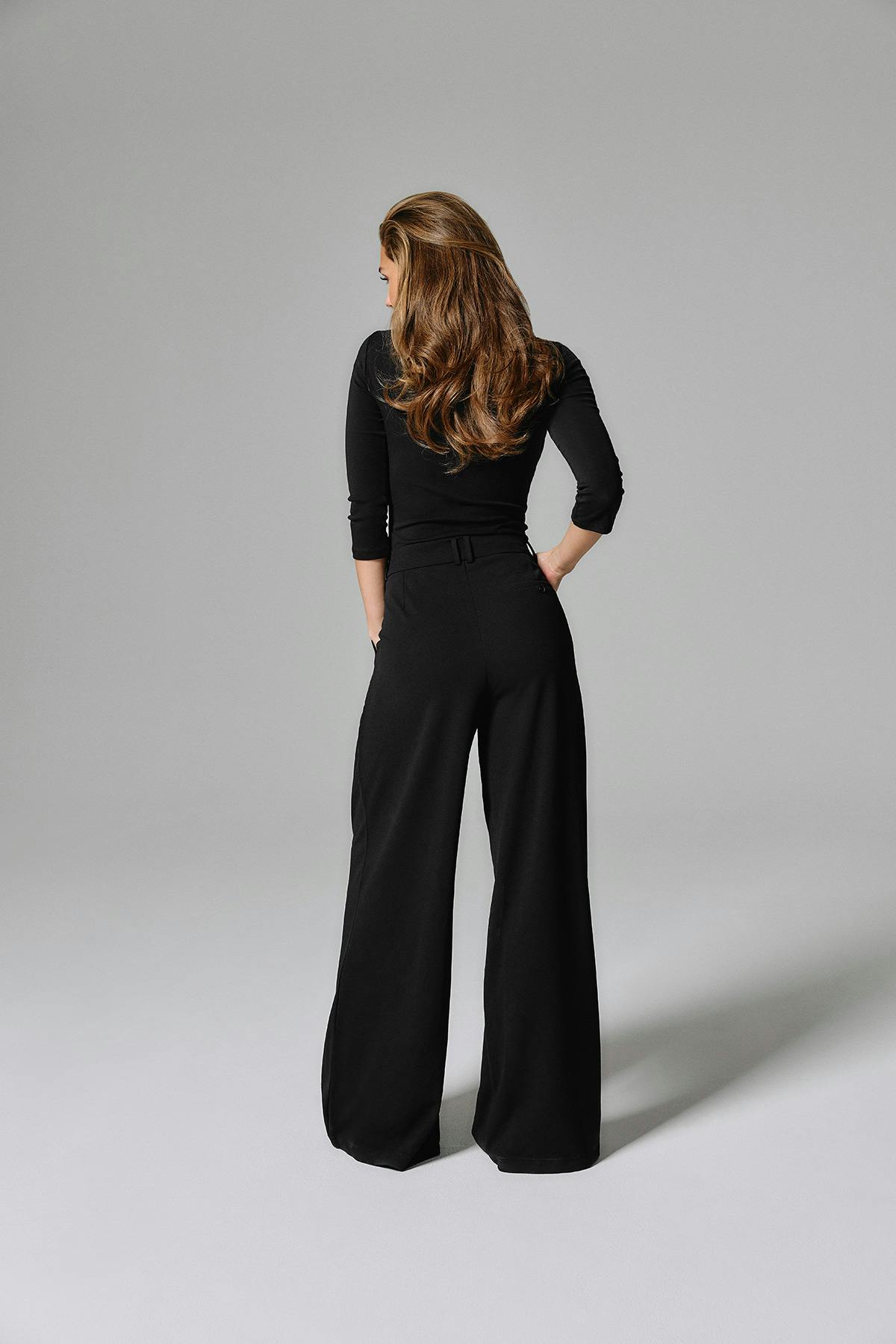 Tailored pleated trousers