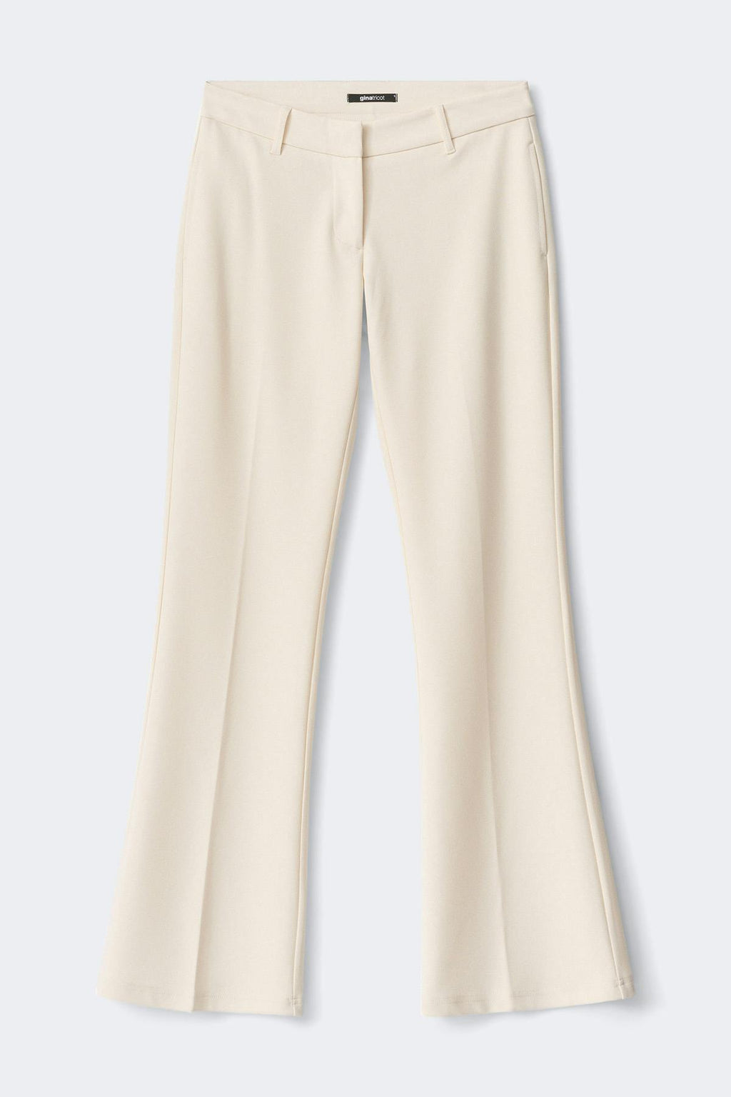Low waist straight trousers