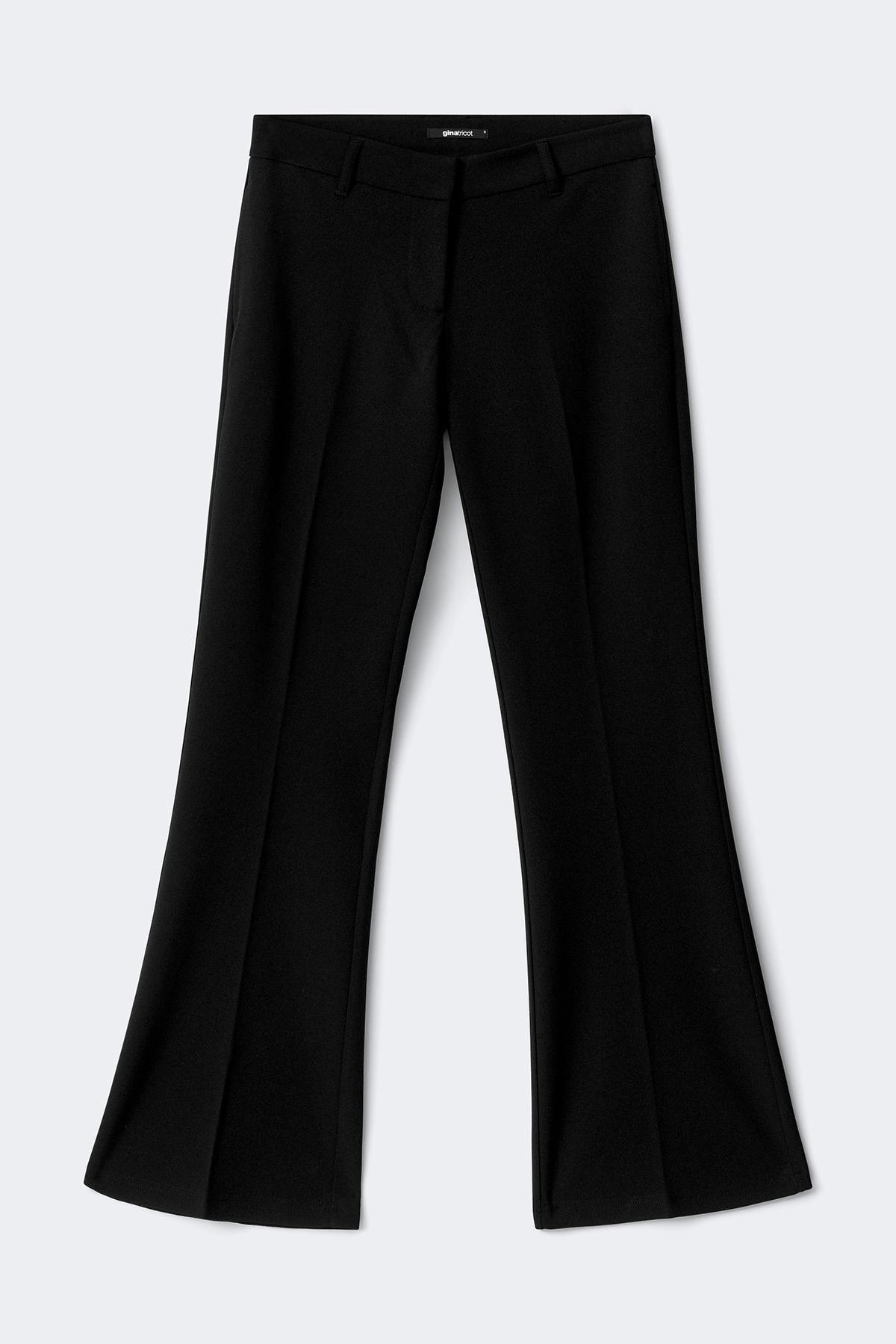 Low waist straight trousers