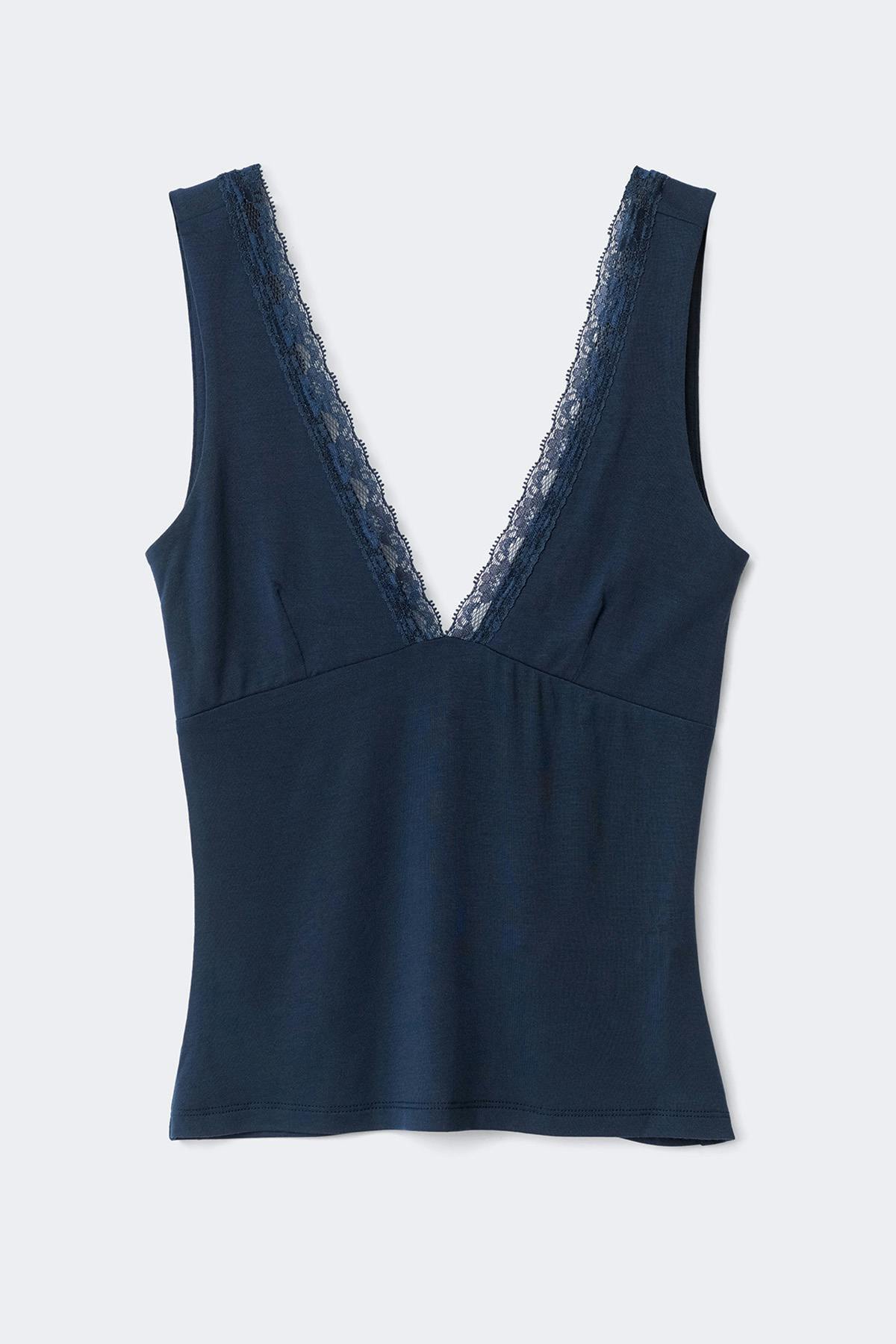 Soft v-neck singlet