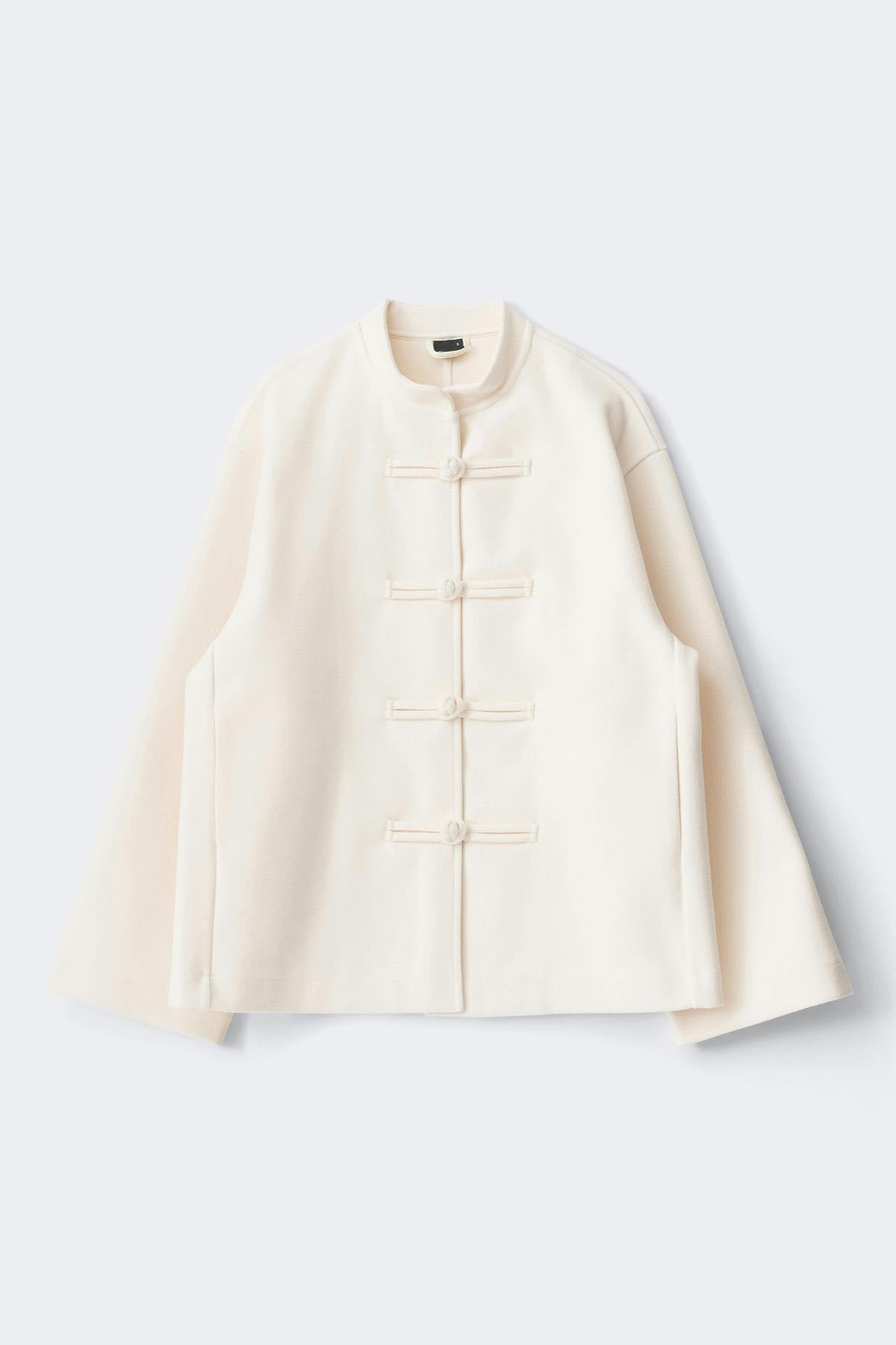 Mandarin button jacket