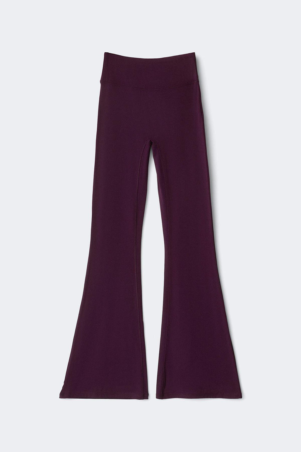 Ruched flare yoga tights