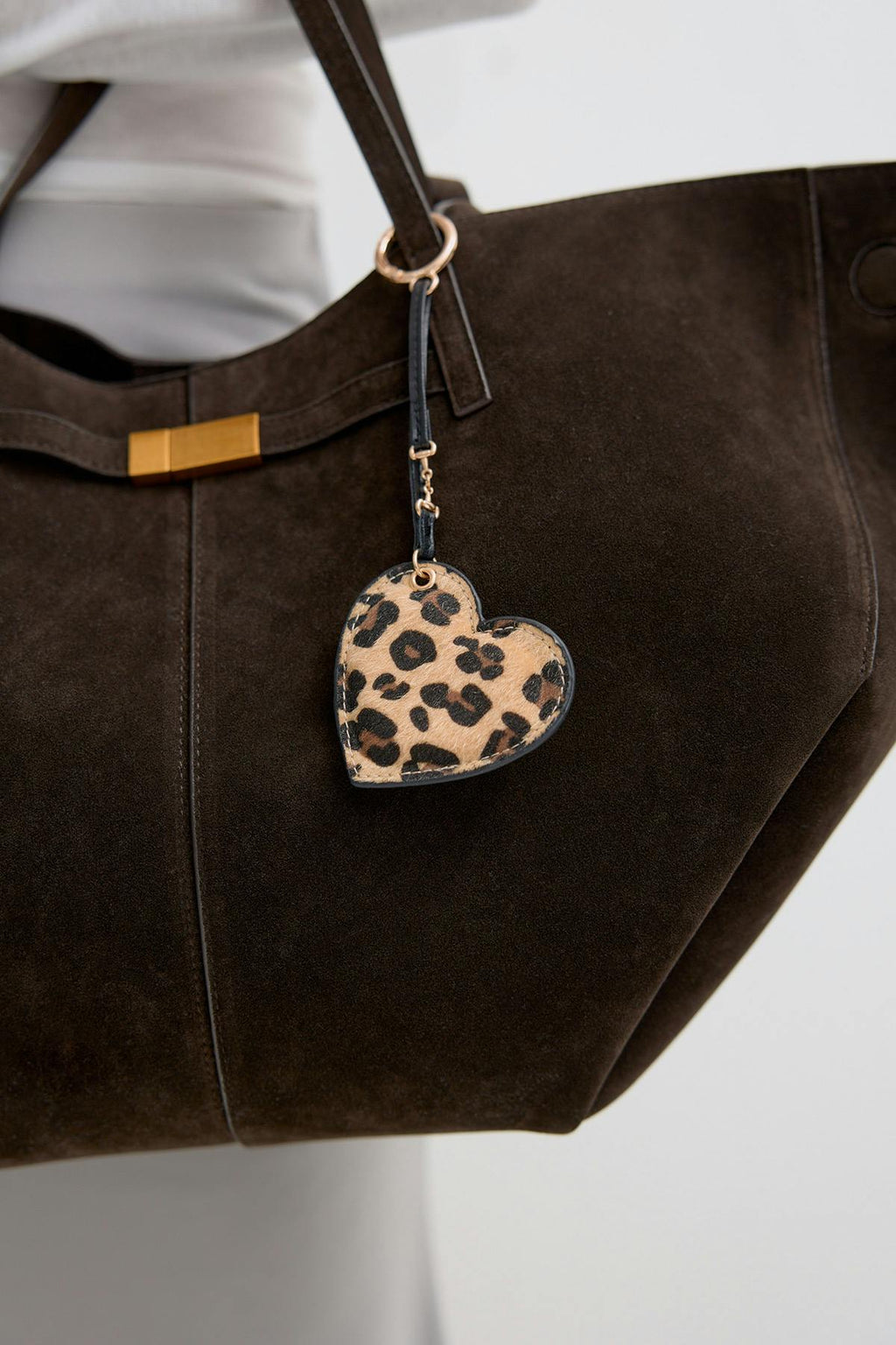 Hair-on bag charm
