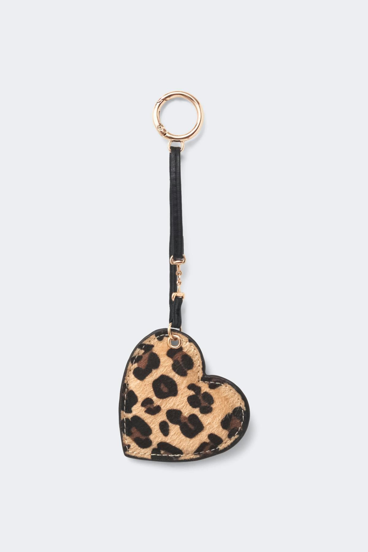 Hair-on bag charm