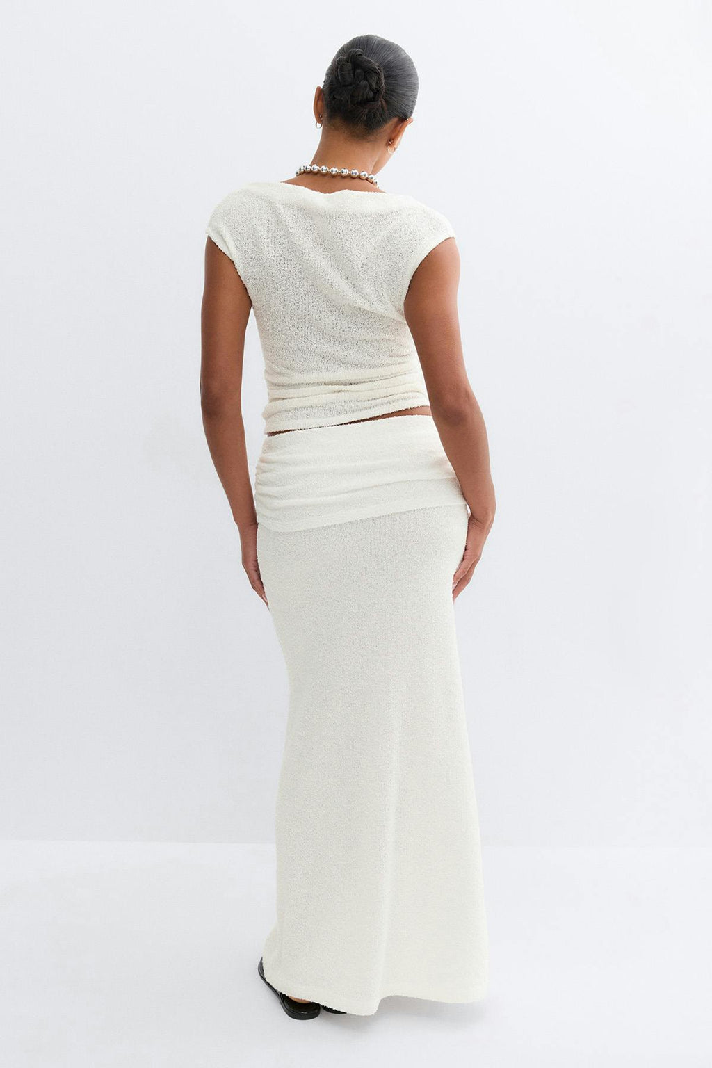 Boucle maxi skirt