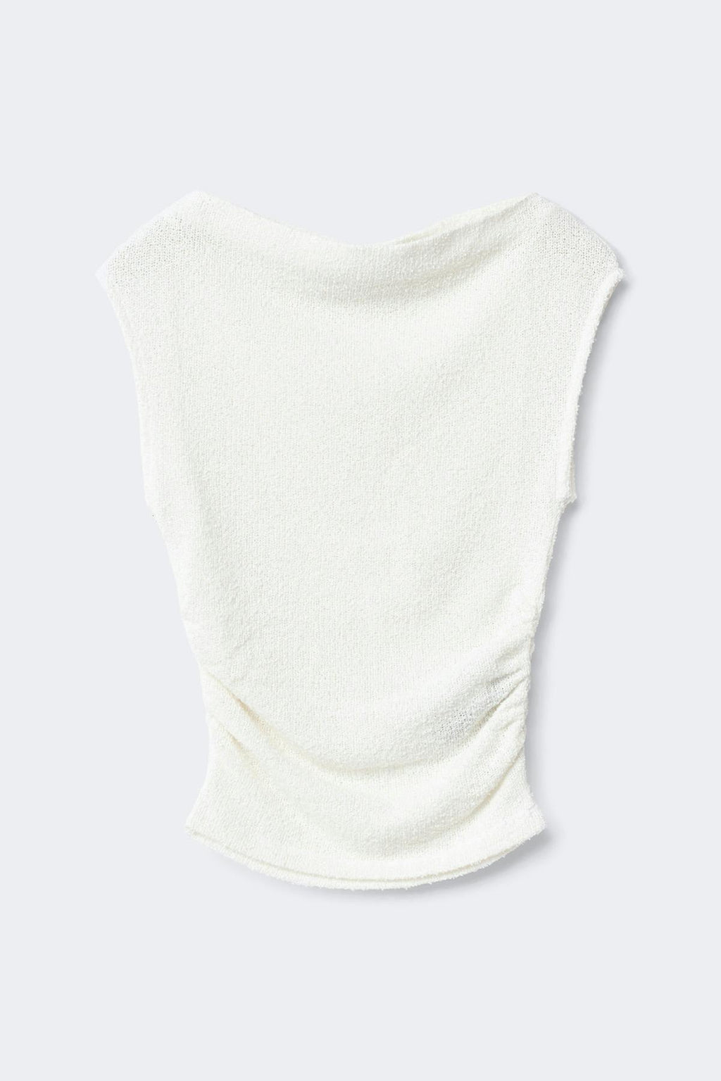 Boucle boatneck top