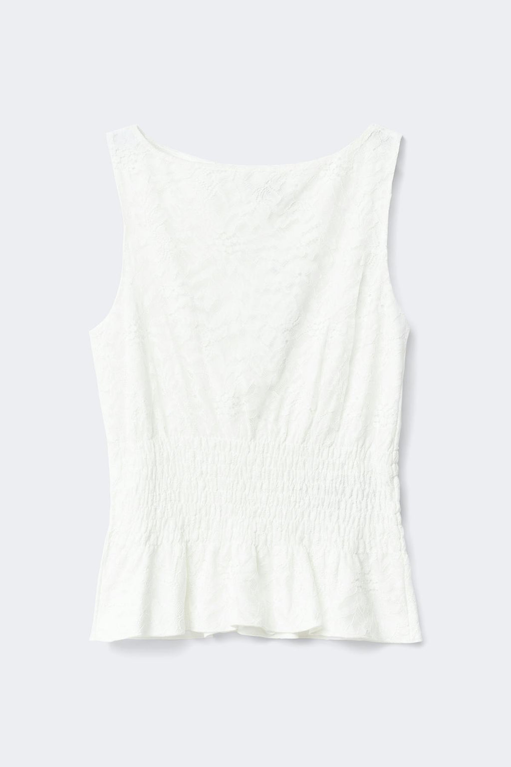 Lace smock top