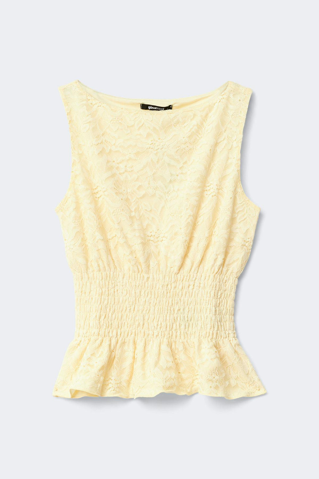 Lace smock top
