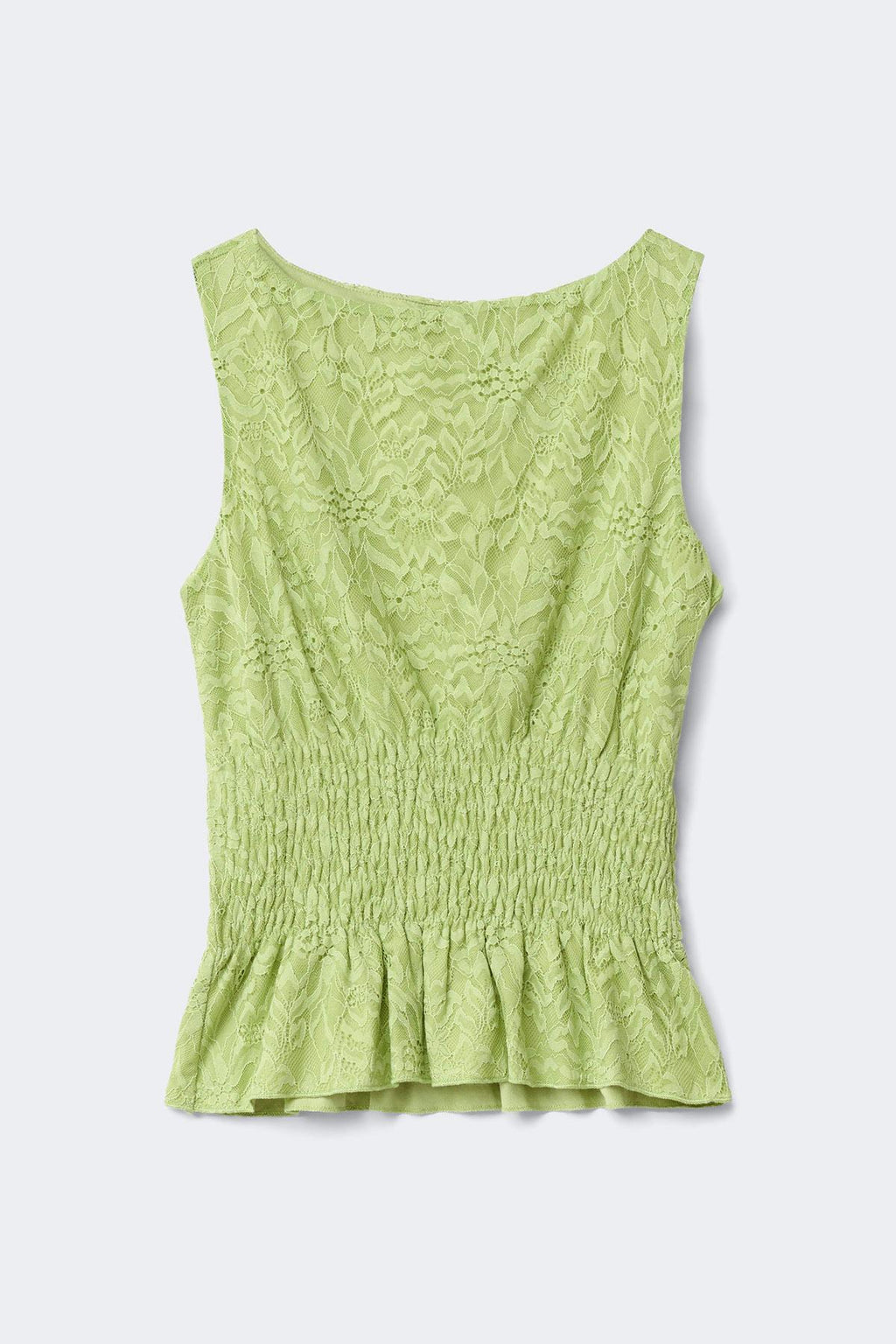 Lace smock top