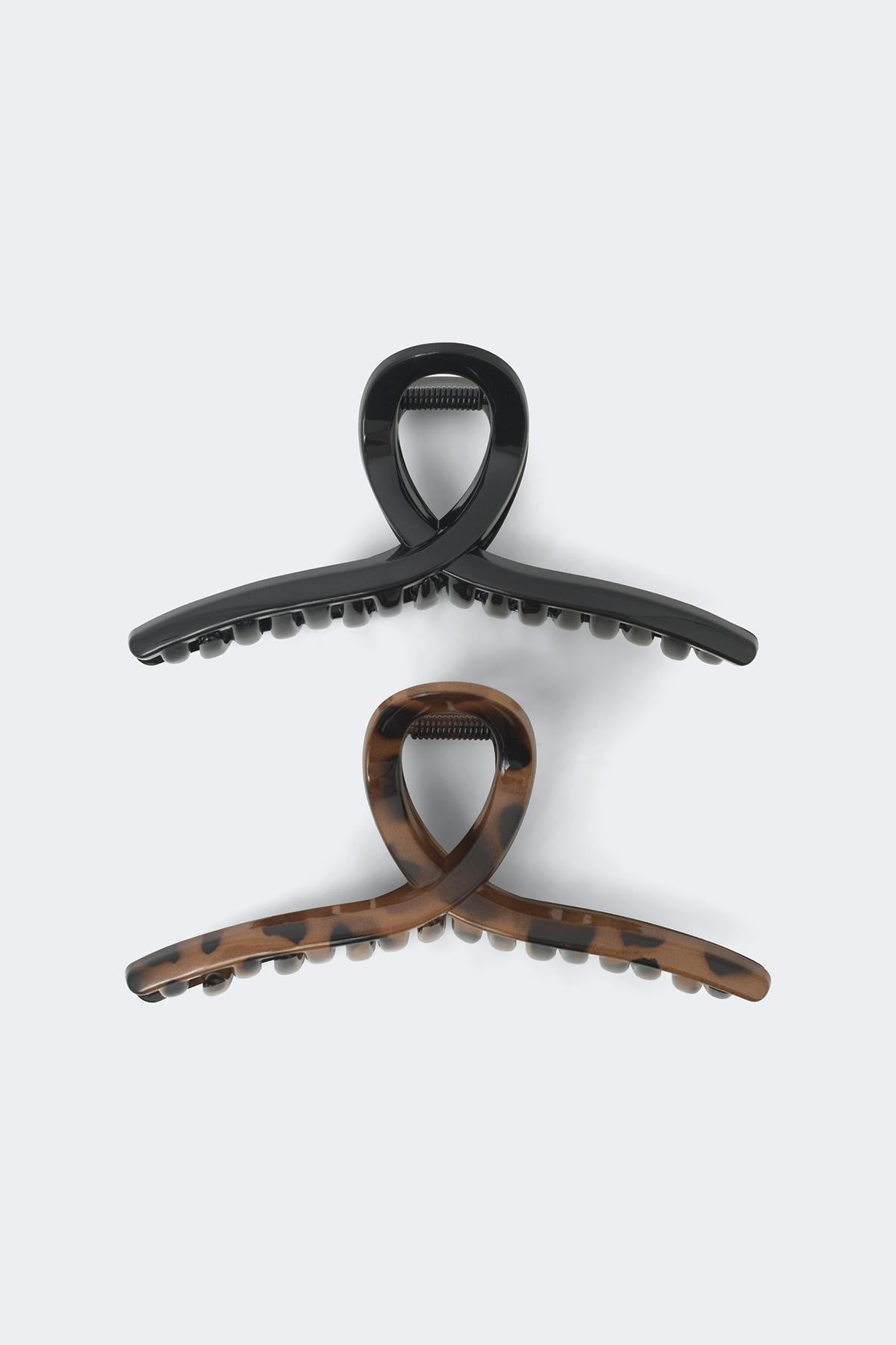 2-pack knot hair clip