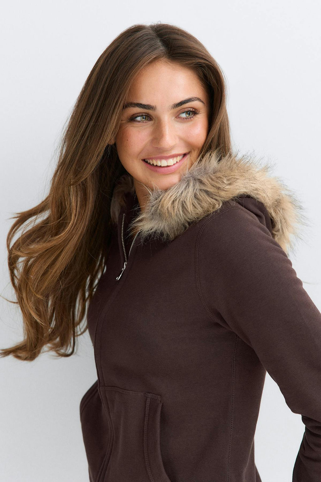 14+ fur hoodie