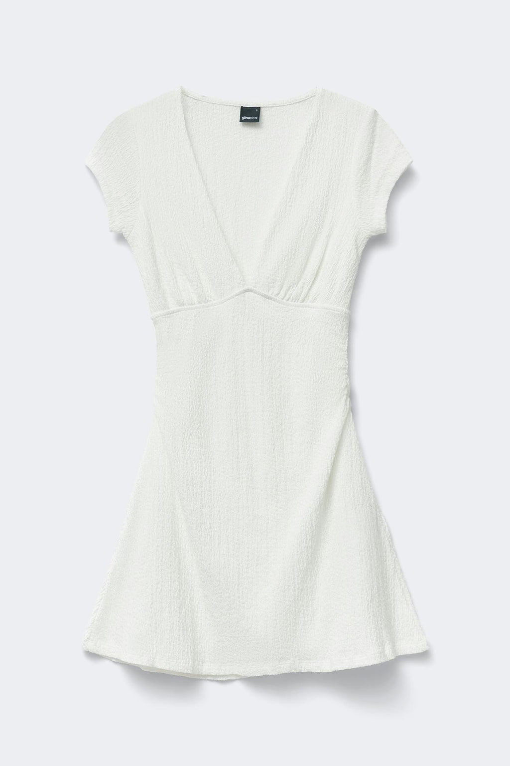Textured mini dress
