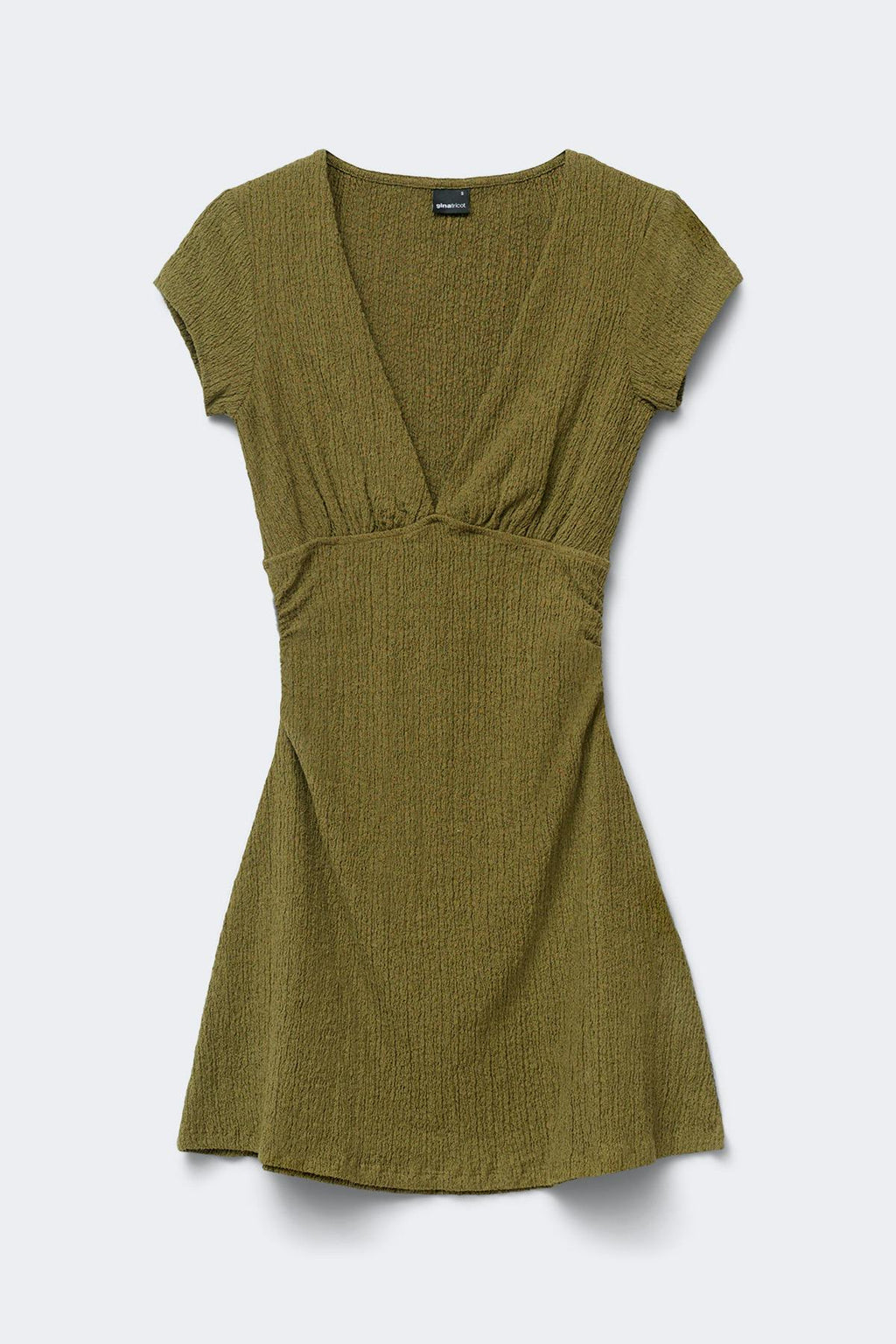 Textured mini dress