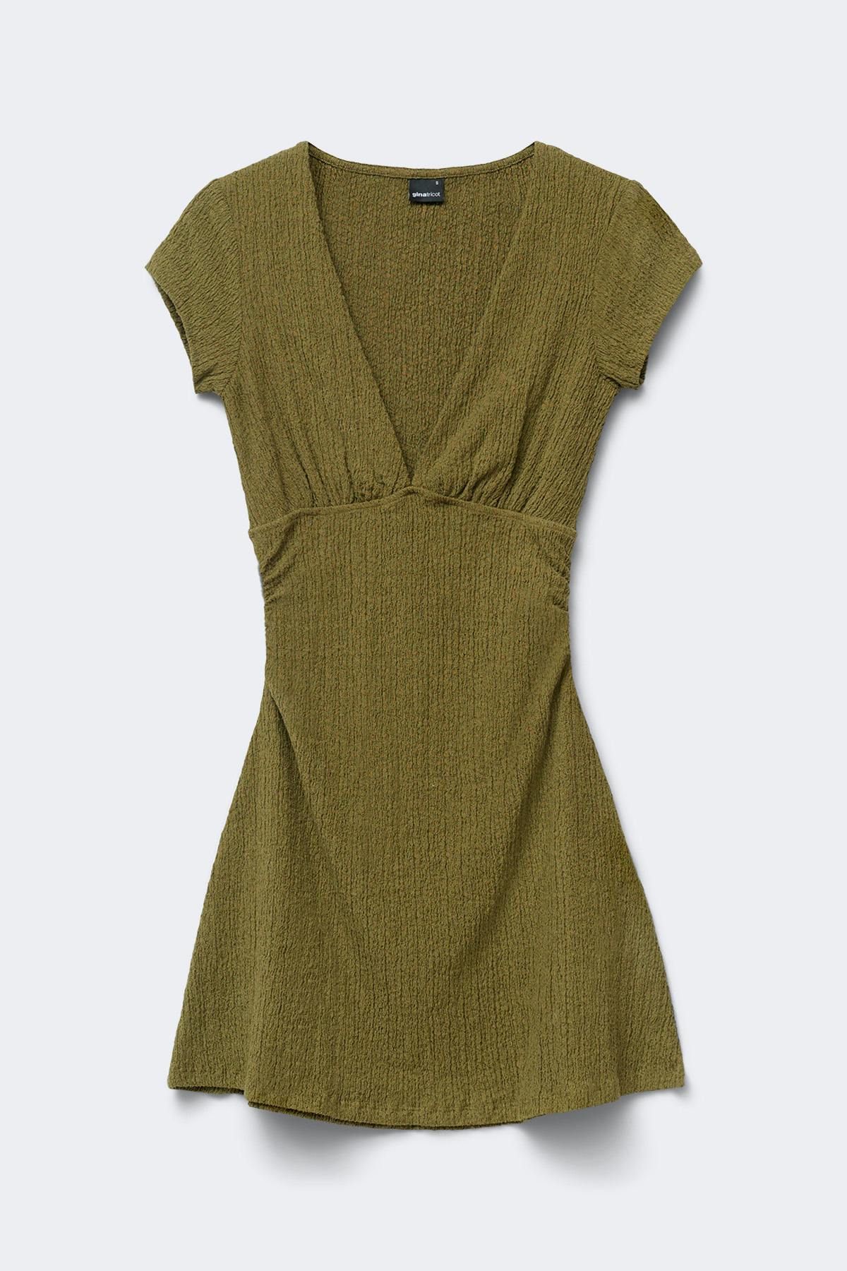Textured mini dress