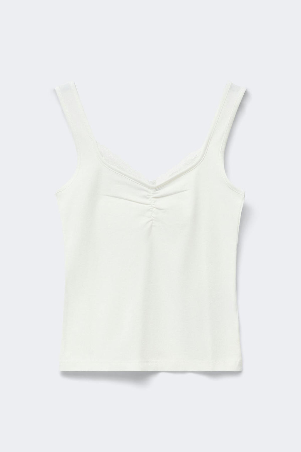 Lace detail singlet