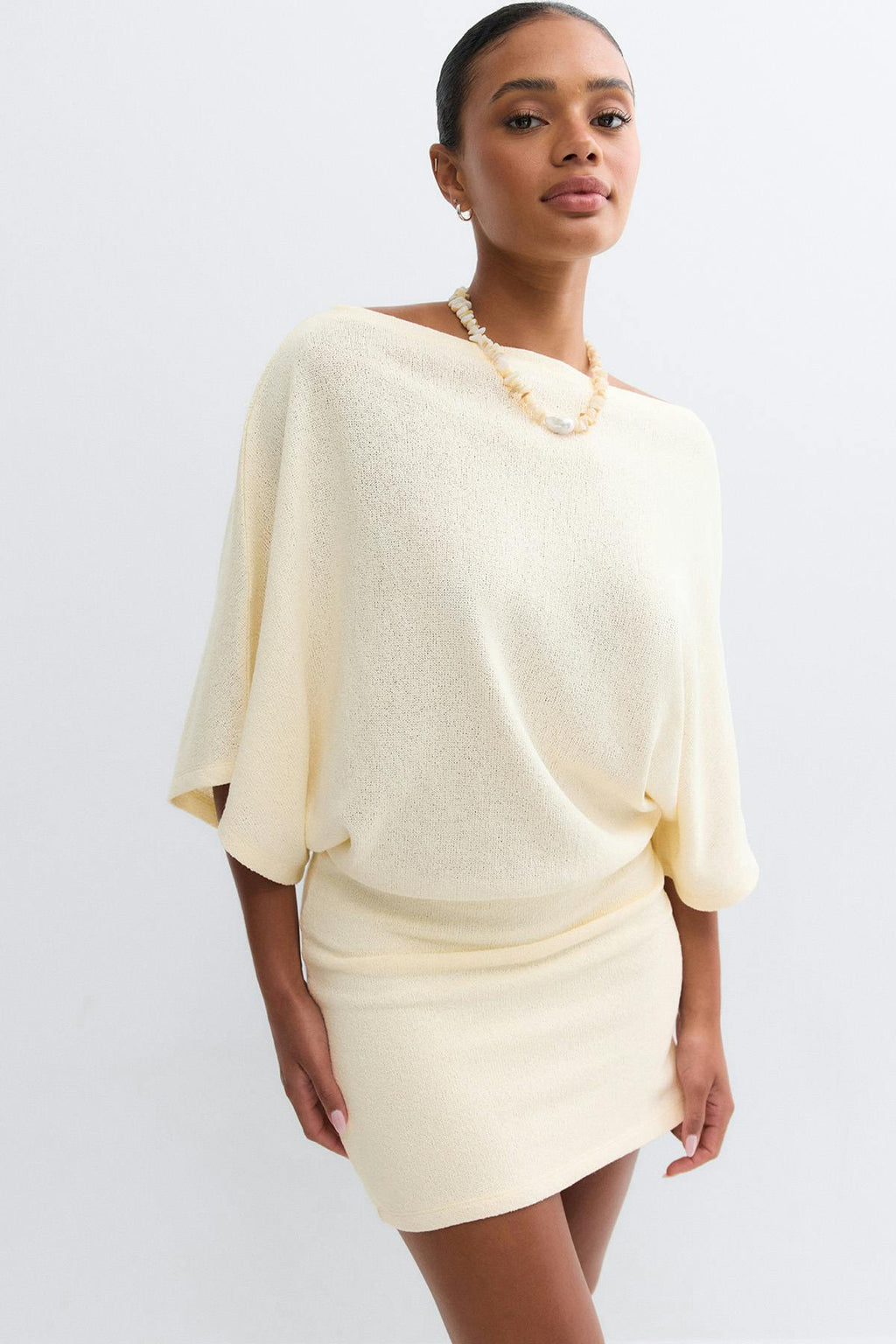 Slouchy boatneck dress