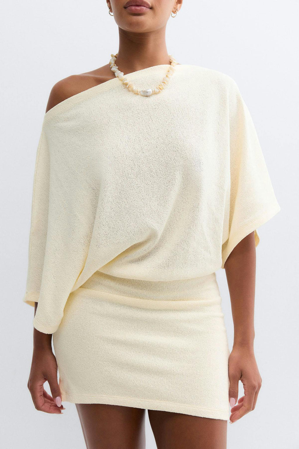 Slouchy boatneck dress