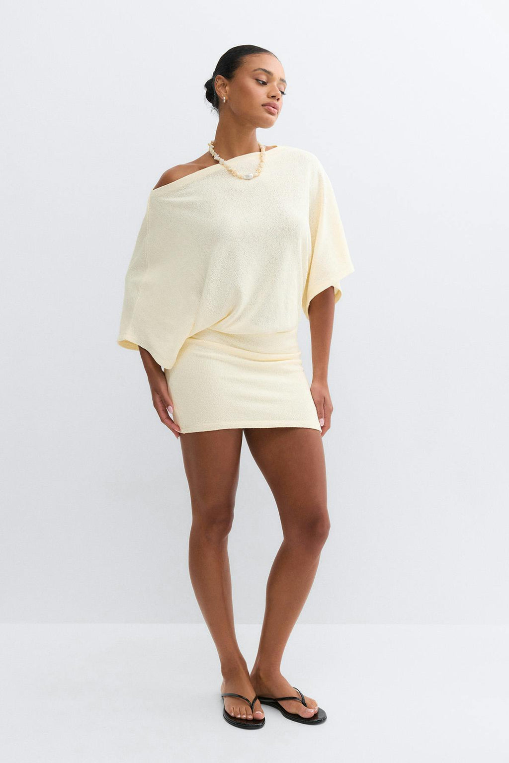Slouchy boatneck dress