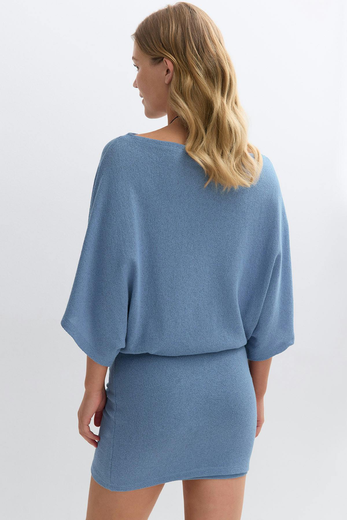 Slouchy boatneck dress