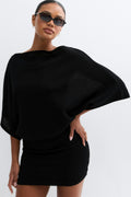 Slouchy boatneck dress