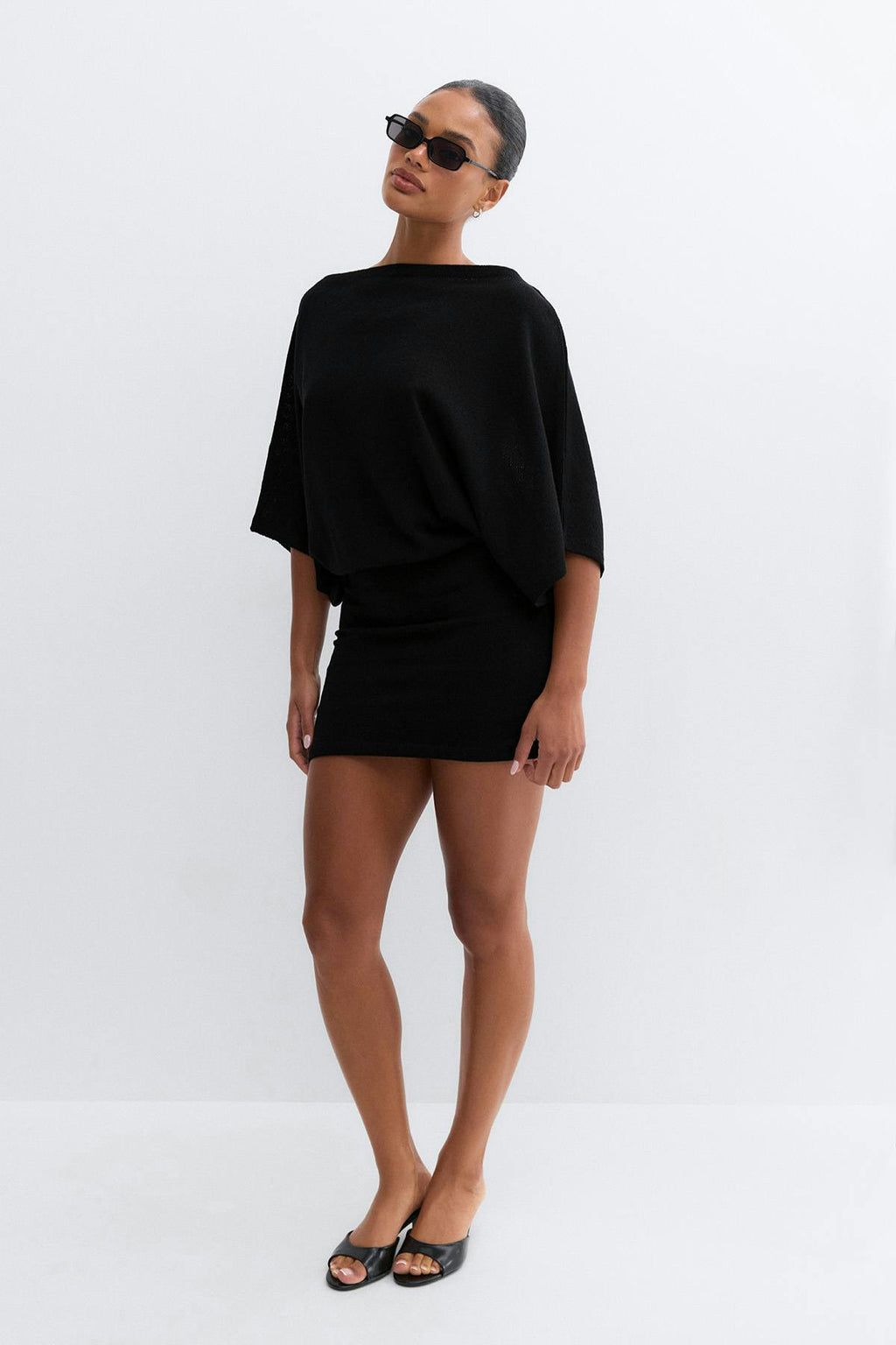 Slouchy boatneck dress