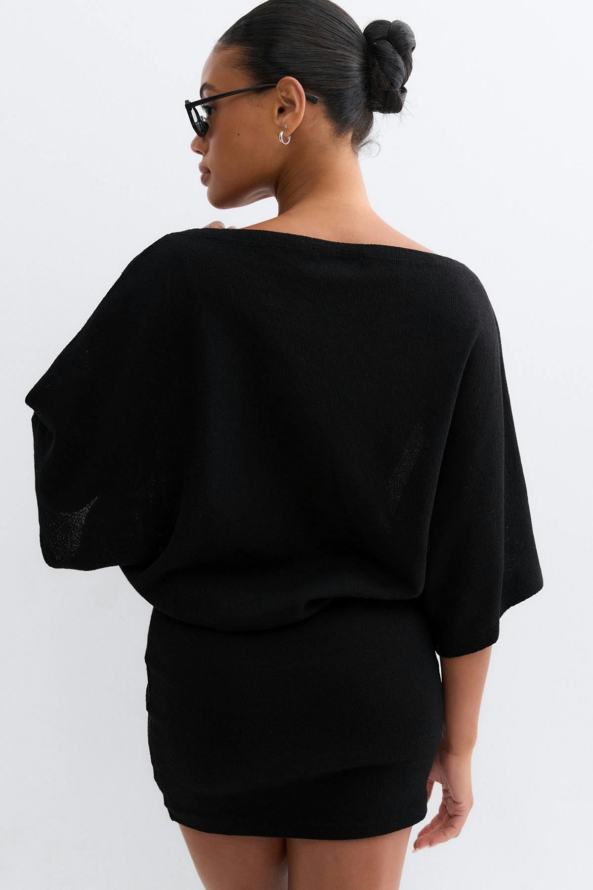 Slouchy boatneck dress