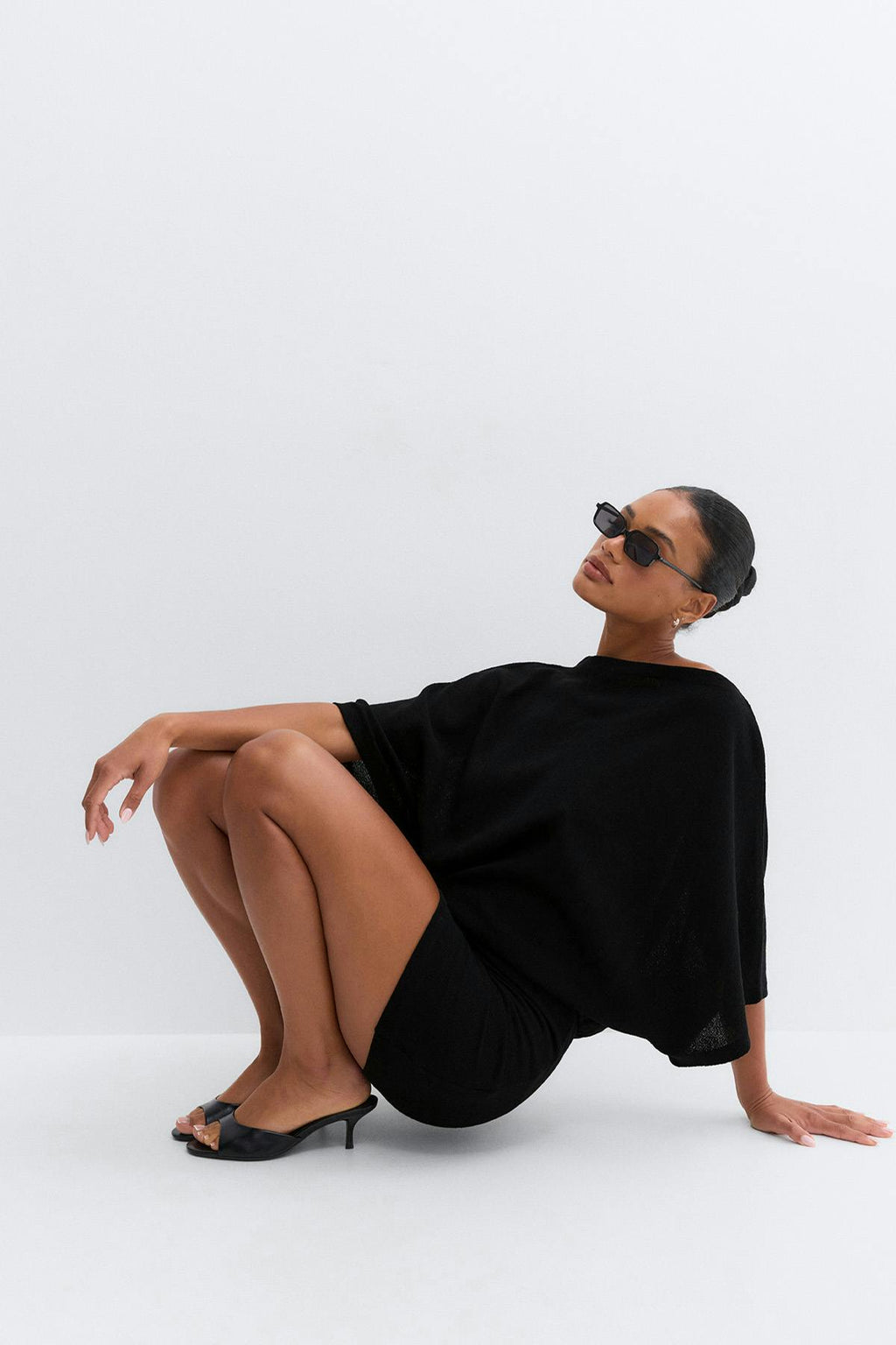 Slouchy boatneck dress