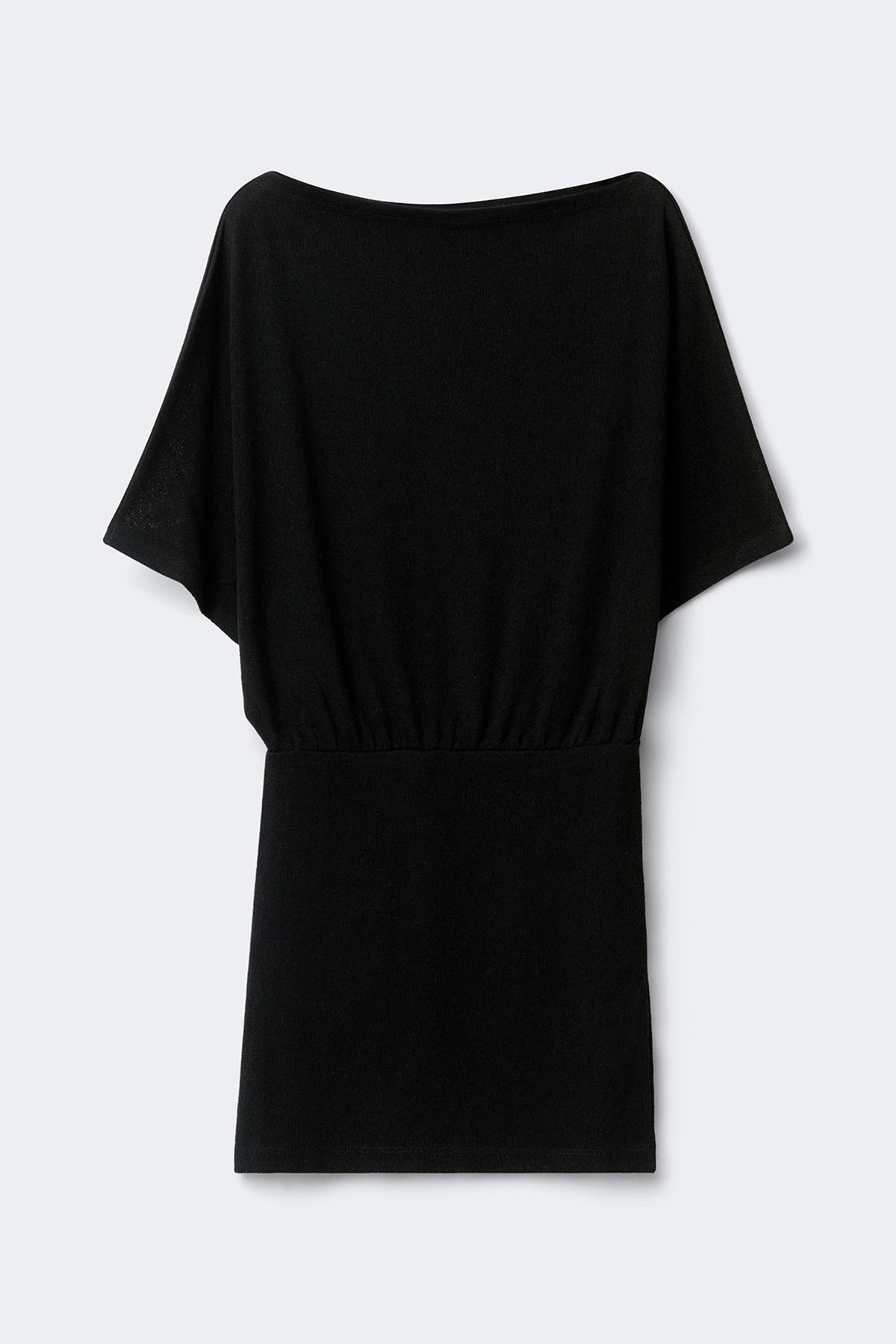 Slouchy boatneck dress