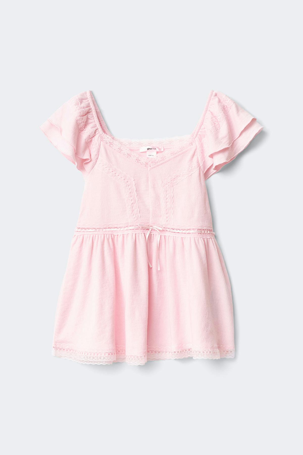 Y frill detail top