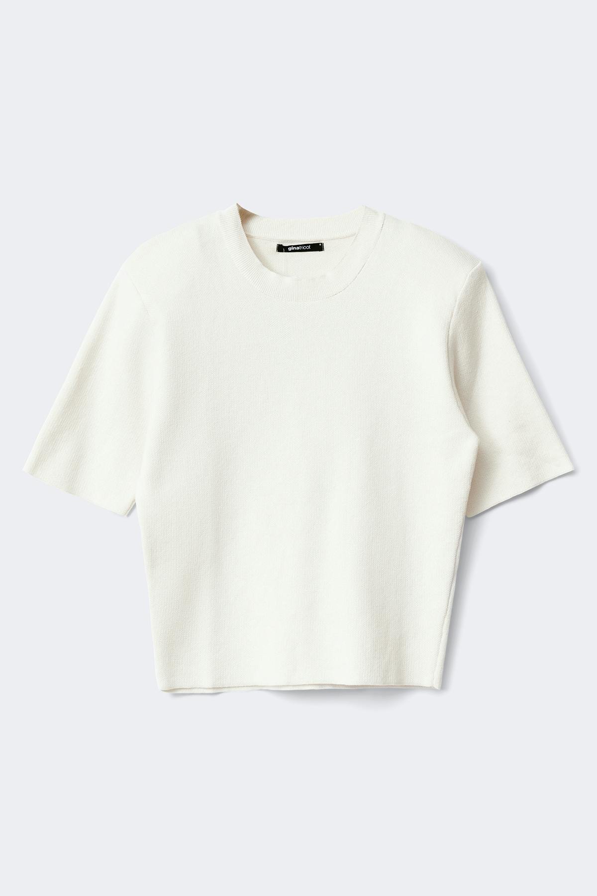 Shoulder pad knitted top