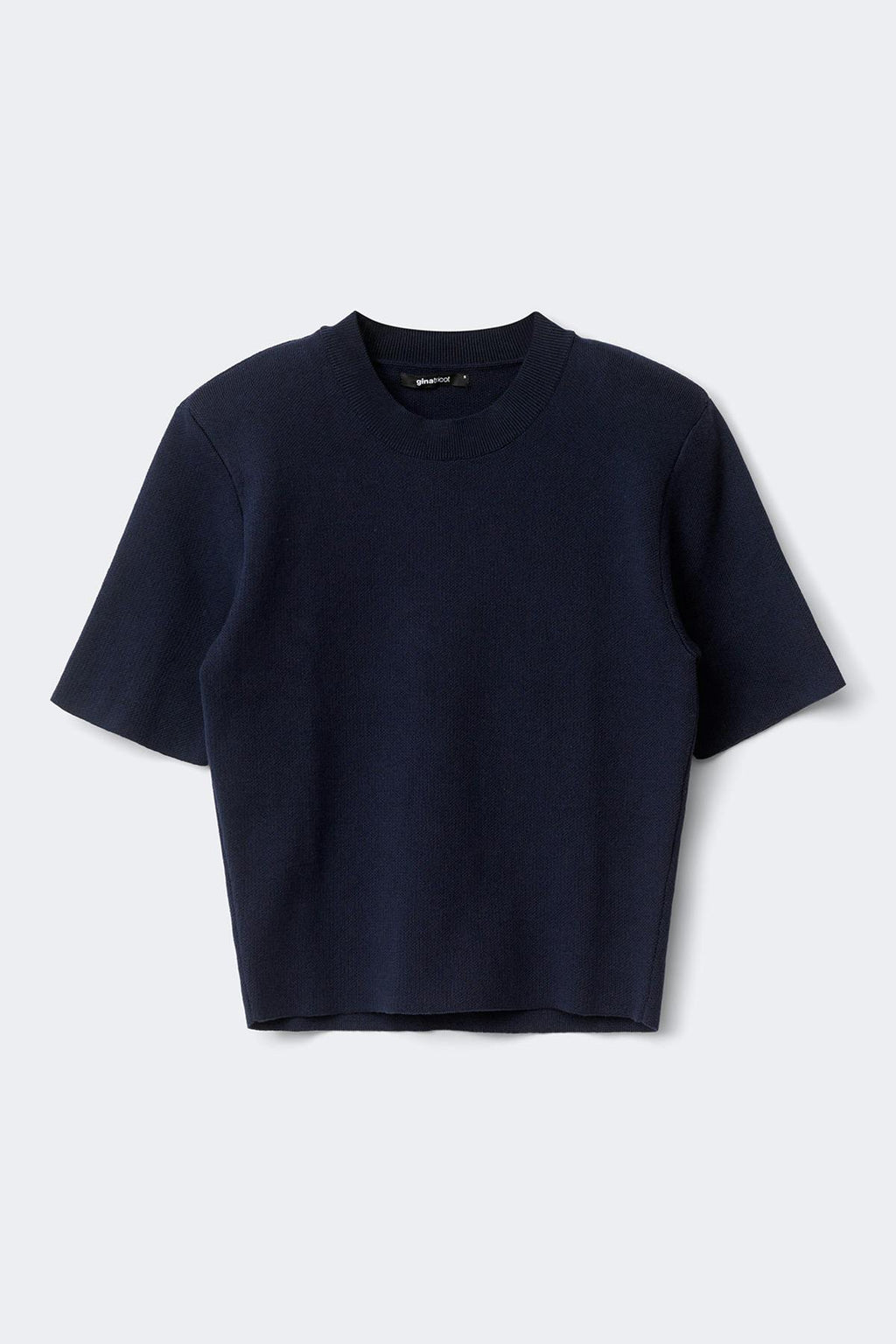 Shoulder pad knitted top
