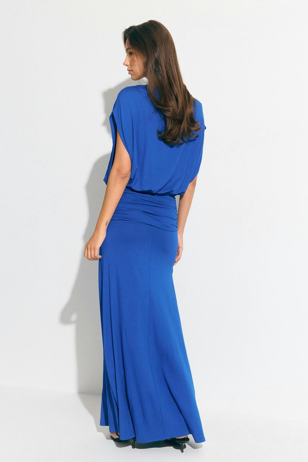 Dropped waist maxi dress