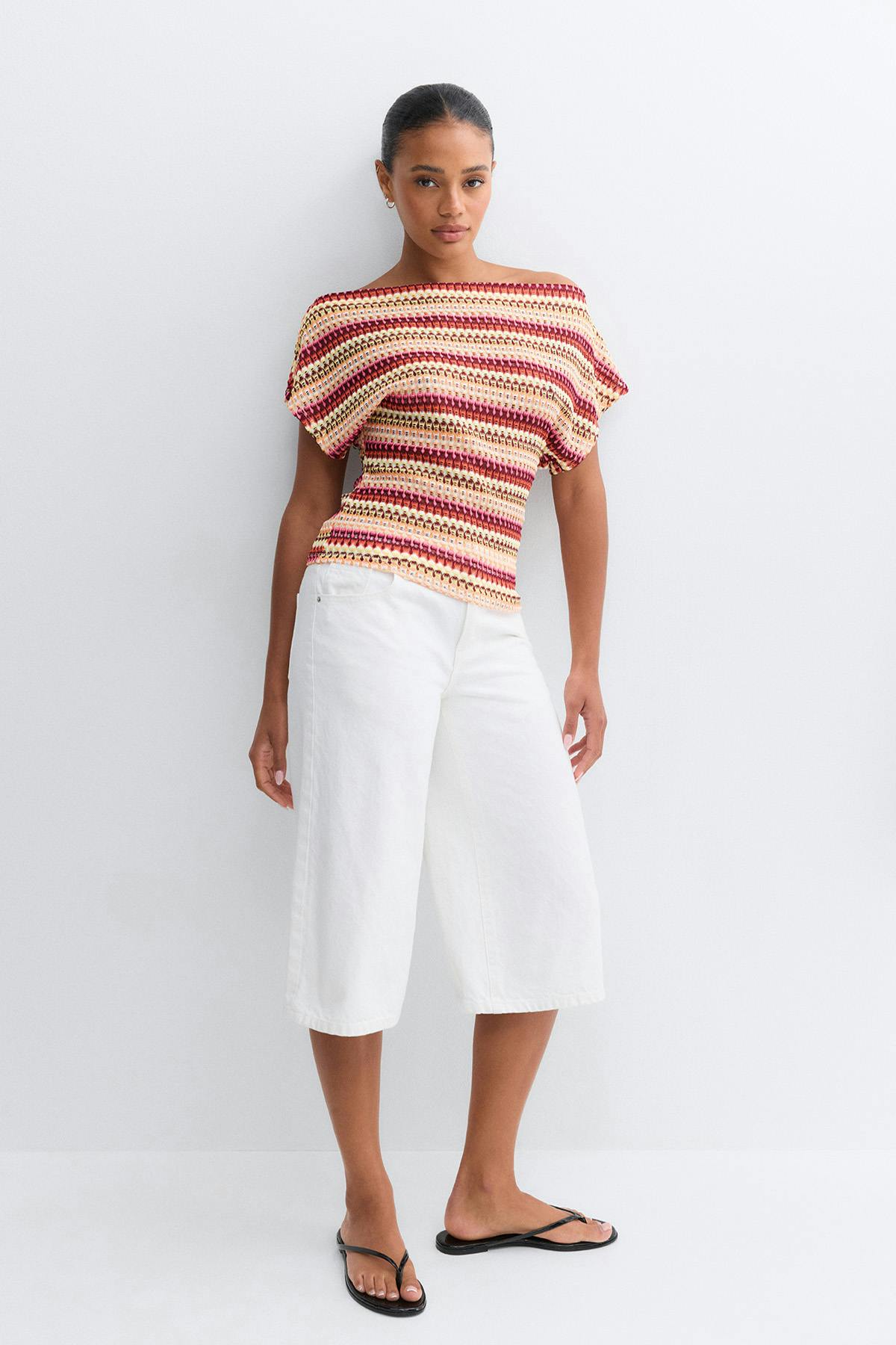 Dropped shoulder top