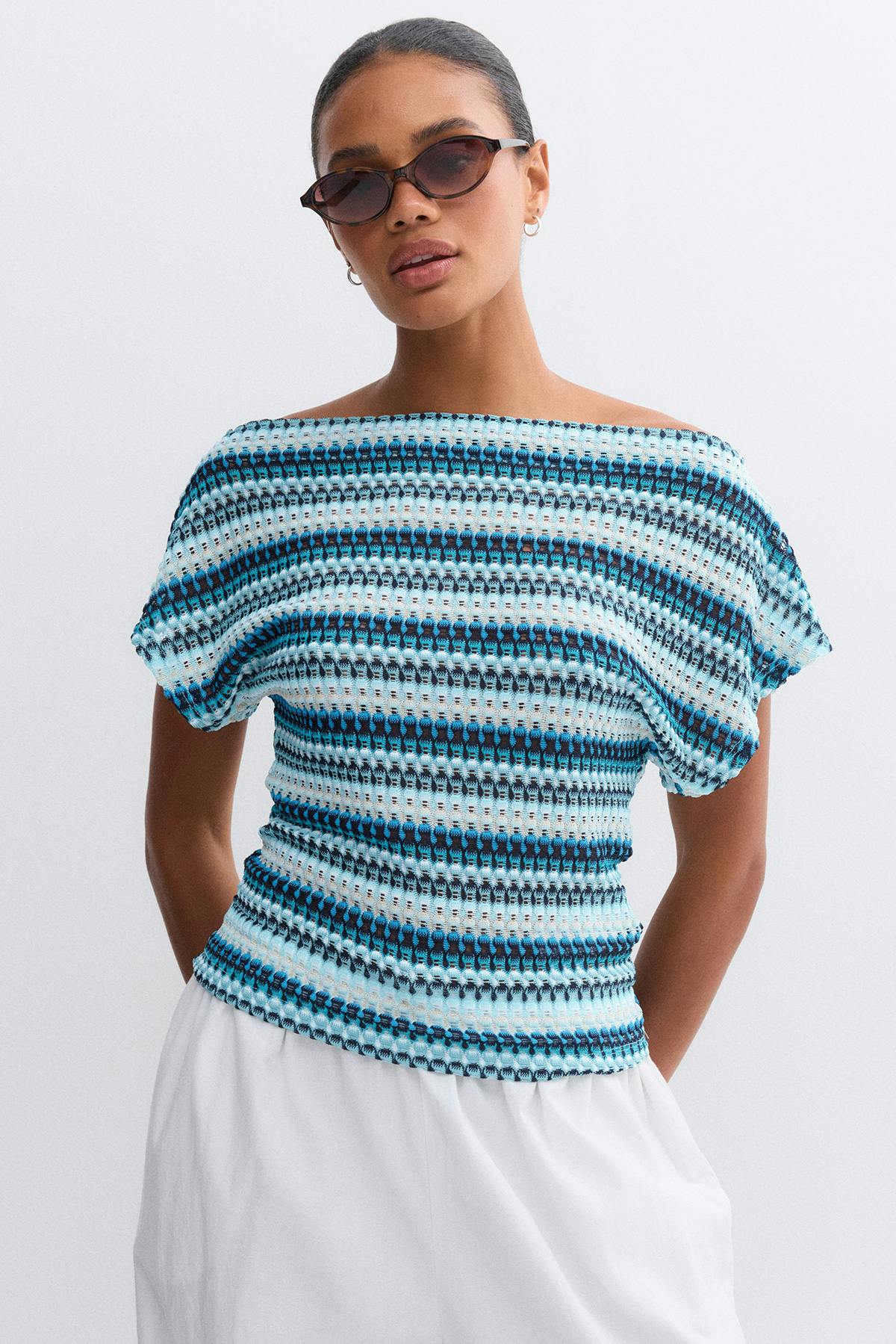 Dropped shoulder top