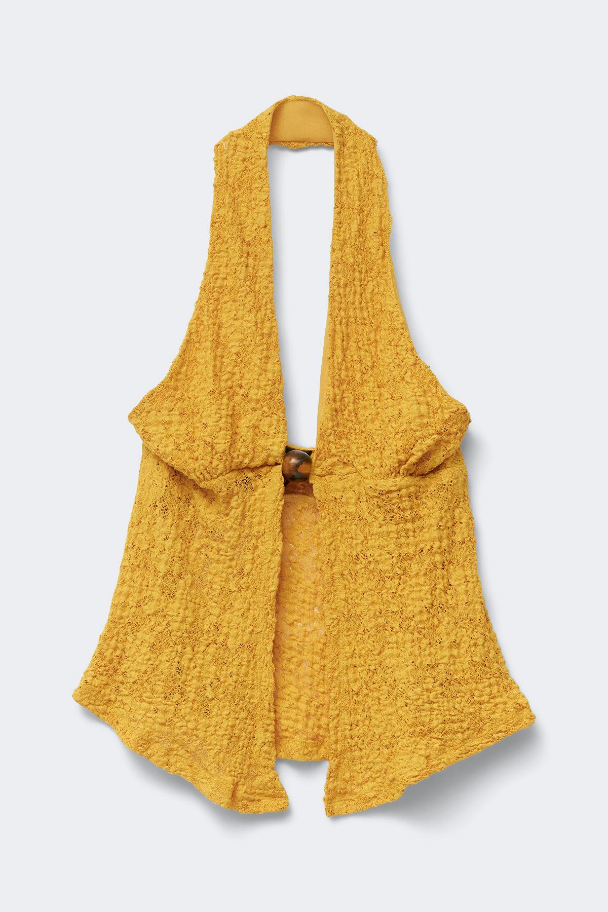 Lace halterneck top