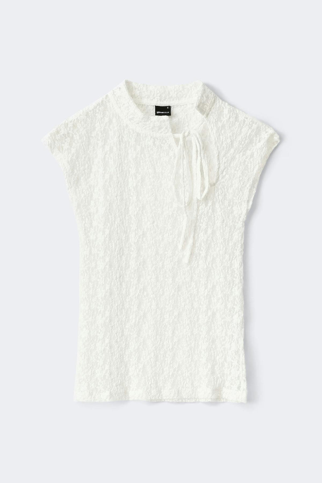 Mandarin lace top