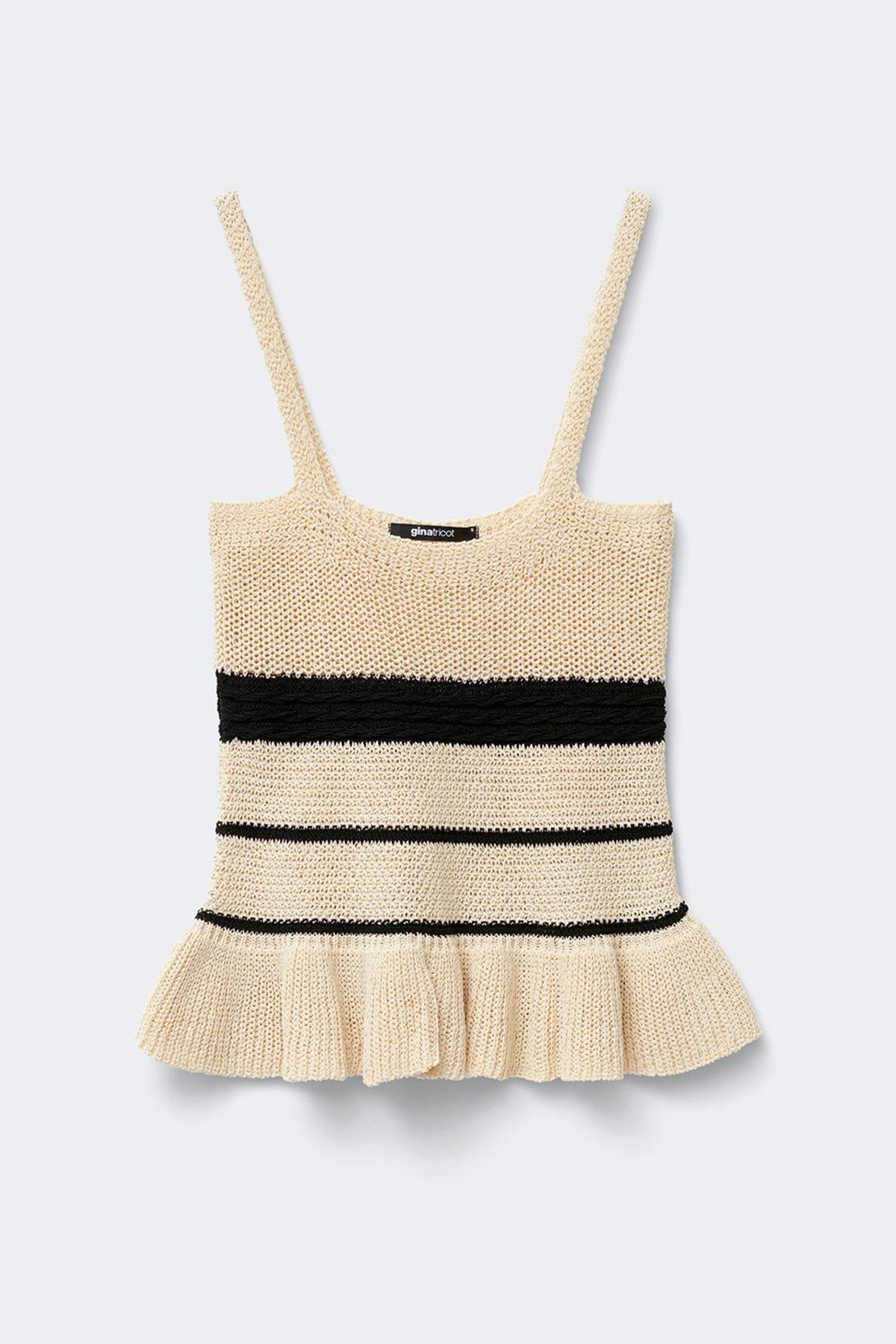 Knitted singlet