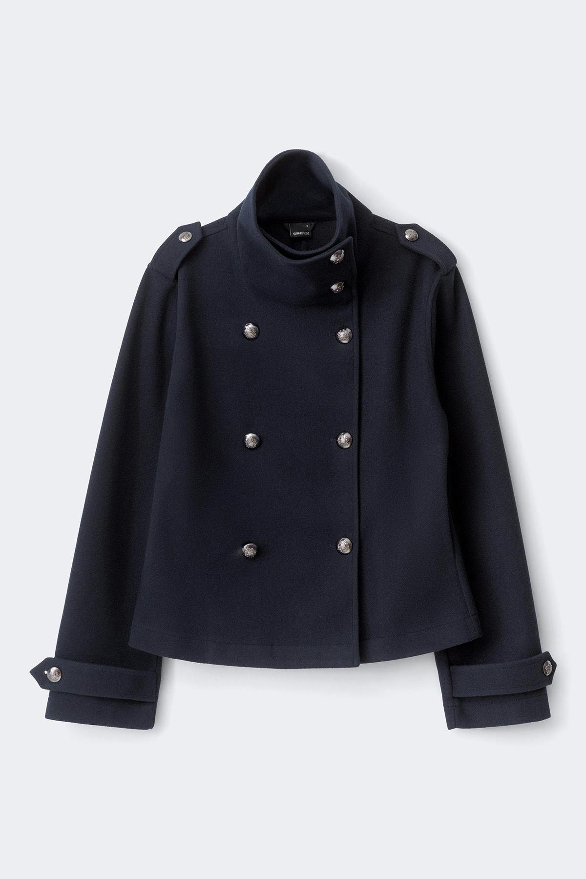 Peacoat button felt jacket