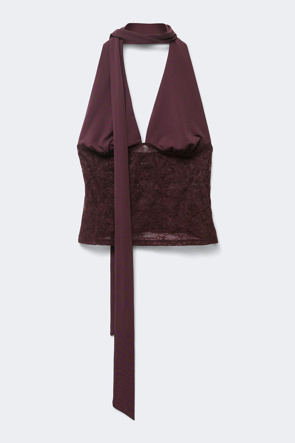 Scarf halterneck top
