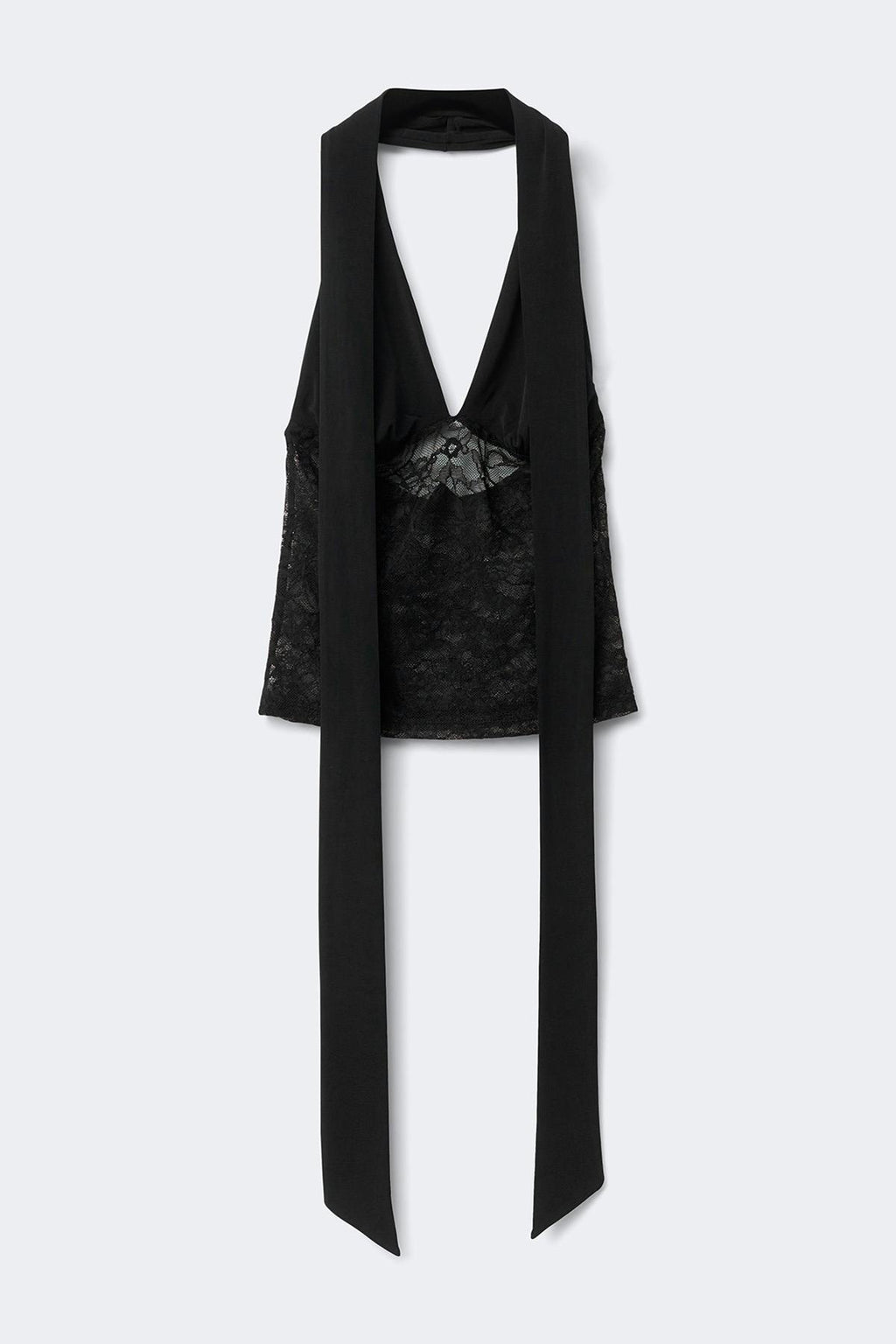 Scarf halterneck top