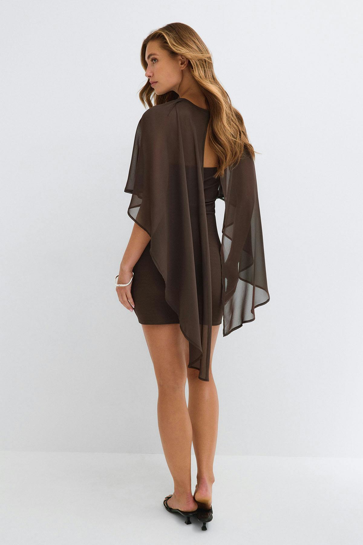 Cape tube dress