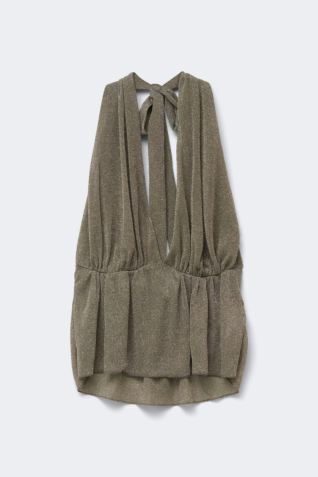 Glitter halterneck top